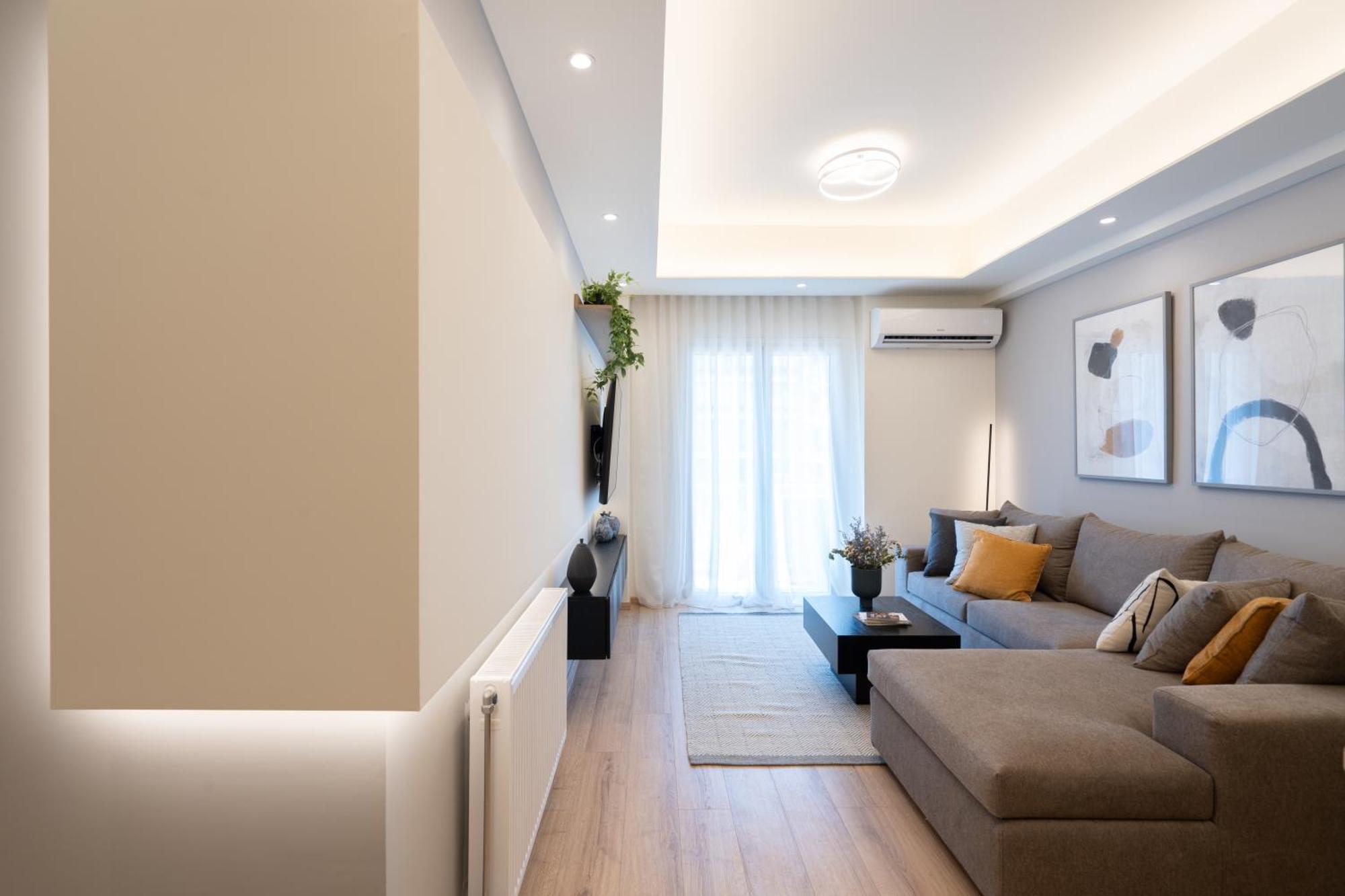Newly Renovated 2 Bedroom Apartment, 5Min To Metro Athen Eksteriør billede